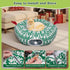 Petrendy Cat Tunnel Bed, Cute Cat Tunnels for Indoor Cats with Washable Mat, Hanging Ball, Collapsible Play Tunnel, Pet