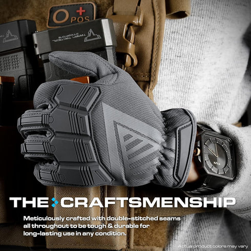 Glove Station Impulse Guard Tactical Gloves for Men, Touch Screen Gloves for Sports, Outdoors, Motorcycle, Hunting