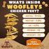 Woofley's (100 Count)- Chicken Feet Chicken Feet Dog Treats - Natural Dog Chews and Treats