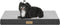 Pet Mattress for Small to Medium Dogs and Cats, 2-in-1 Cool Gel Infused with High Density Foam, Anti-Slip Bed, Ash Grey
