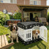 LynxLink Set,Playpen 36 Inch, 36 Inch Dog Playpens Cover and Bottom Mat Not Included, Non-Slip Dog Crate Covers Dog