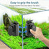 0.6 Inch hygger Aquarium Magnetic Glass Clean Tool, Algae Scraper for Thick Fish Tank Floating Scrubber Brush with Two