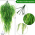 Suncalla 8 Pcs Reptile Plants for Terrarium Assorted Hanging Fake Artificial Vines with Suction Cups Climbing Foliage