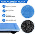 8 Pack Aquarium Filter Cartridge, Compatible for 20 Gallon Fish Tank, Power Filter Replacement for EZ-Change