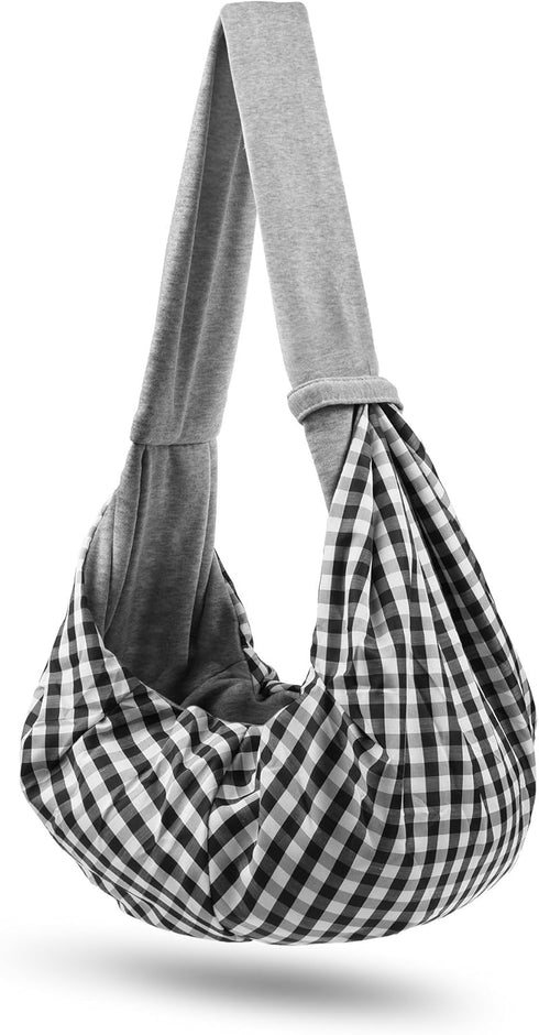 Cosmos Reversible Dog Sling Carrier, Dog Purse with Breathable Soft Cotton for Small Dogs and Cats