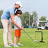 Poen 1 Set Golf Swing Trainer with 3 Height Indoor Practice Simulator Accessories for Golf Swing Training