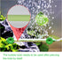 WishLotus 2 Pieces Aquarium Air Stone - Bubble Wall with Suction Cups for Fish Tank