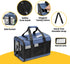 Cat Carrier Airline Approved, Soft-Sided Dog Carrier with Safety Leash, Collapsible Pet Transport Carrier for Cats,