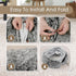 Cat Tunnel Bed for Indoor Cats, Peekaboo Cat Cave with Washable Soft Play Mat, Furry Cat Tube, for Kitten/Puppy/Rabbit