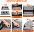 20 lbs JOEJOY Deluxe Dog Booster Seat with Sturdy Metal Frame and Safety Leash for Small Pets up to - Portable Puppy