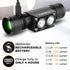 Foxelli Ultra Bright Rechargeable Headlamp - 1200 Lumen LED Light, IPX7 Waterproof, with Battery & Hooks