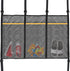 Trampoline Shoes Bag, 3 Pouch Storage Mesh Bag for Indoor Household Item Fitness Shoes Organizer