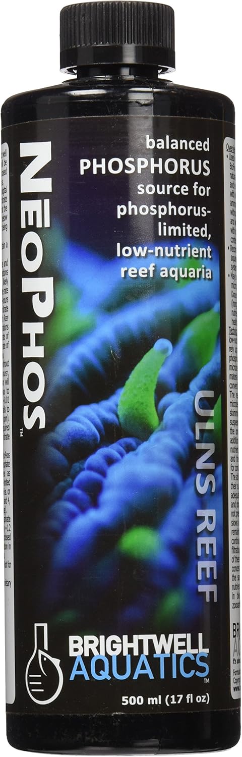 Brightwell Aquatics NeoPhos, Balanced Phosphorus Source for Low-Nutrient Reef Aquaria, 16.9 fl oz