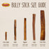Cadet Bully Sticks for Small, Medium and Large Dogs, All-Natural Beef Pizzle, High Protein, 4 Count