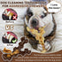 2 Pack Dog Chew Toys for Aggressive Chewers, Tough Indestructible Dog Bones for Medium/Large Breeds