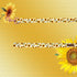 Lionheart Glory Strong Dog Leash - Sunflower Print Durable with Soft Handle for Walking Training (Small Medium Large)