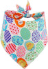 BoomBone Easter Dog Bandana | 2 Pack Triangle Bibs Pet Scarf for Small to Large Dogs and Cats