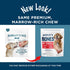Frozen 4 Count (3 Pack) Barkleys Bag Beef Marrow Bones, Dog Treats, Single Ingredient Center Cut Beef Bone, Raw Natural