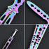 Practice Tool Set of 3 Color, Full Stainless Steel, Cool Color Design (black&silver&colorful)