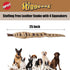 SPOT Skinneeez Leather Snake, 25in Stuffing-Free Dog Toy with Real Leather & 4 Squeakers for Medium Dogs