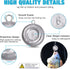Fishing Weights Disc Sinkers, Coin Sinkers Saltwater Surf Catfishing Gear Tackle 8oz 6oz 5oz 4oz 3oz 2oz 1oz