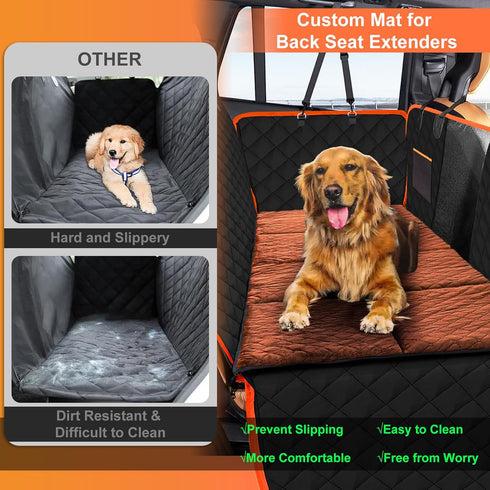 XUYEDOGLSH 51.2x23.6in) Car Backseat Dog Mat, Comfortable Non-Slip Cushion Suitable for Travel Dog Bed and Pet Home