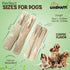 Safe Natural Coffee Wood Dog Chew - Durable Chew Toys for Puppies 0-6 Months, Pack of 2 PCS, Perfect Teething Stick