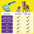Hertzko Dog & Cat Brush, Self Cleaning Slicker Brush for Pets, Grooming Brushes for Long and Short Haired Dogs and Cats