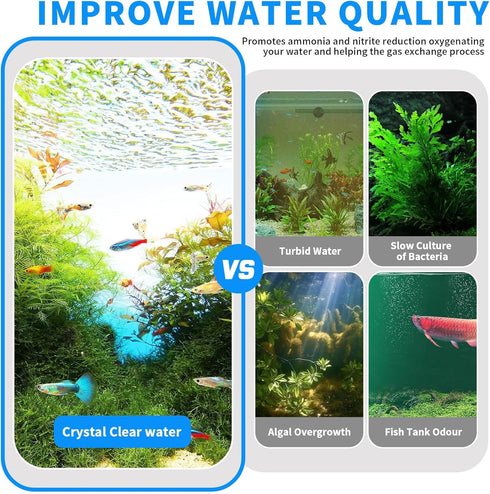 Aquarium Filter Media 0.8 Inch Ceramic Bio Balls 1 LB with Mesh Bag for Freshwater and Marineland Aquarium Pond Filter