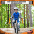 Liliful 5 Pcs Kids Bike Accessories, 2 Pcs Flame Streamers, Bike Bell, 2 Pcs Checkered Flags for Boys Girls