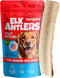Split Medium Elk Antler for Dogs - Natural, Long-Lasting Chews for Medium Breeds - Aggressive Chewers - Shed in USA