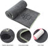 KinHwa Dog Towel, Super Absorbent Microfiber Drying Towel for All Dogs and Cats, 30inch x 50inch Gray with Embroidered