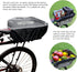 RAYMACE Rear Bike Basket with Waterproof Cover, Bicycle Cargo Rack Storage for Back Under Seat