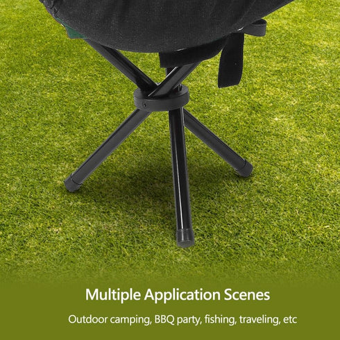 VGEBY Folding Tripod Chair, Portable Lightweight Folding Tripod Chair, Fishing Camping Stool for Outdoor Camping