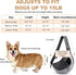 FDJASGY Pet Sling Carrier for Small Dogs Cats, Breathable Mesh Hand-Free Puppy Backpack with Adjustable Strap
