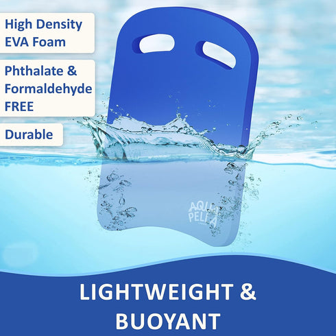 VIAHART Aquapella Swimming Kickboard - One Size Fits All - Great Training Aid for Children and Adults
