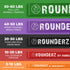 Rubberbanditz Rounded Edge Resistance Band, Compact Light Weight Exercise Bands for All Fitness Levels