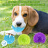 2.5" Squeaky Dog Balls for Small Medium Dogs, 6 Pack Chew Toys with Spike for Teeth Cleaning (green)