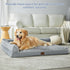 BFPETHOME Orthopedic Dog Bed for Large Dogs - Waterproof Sofa Bed with Removable Washable Cover, Nonskid Bottom