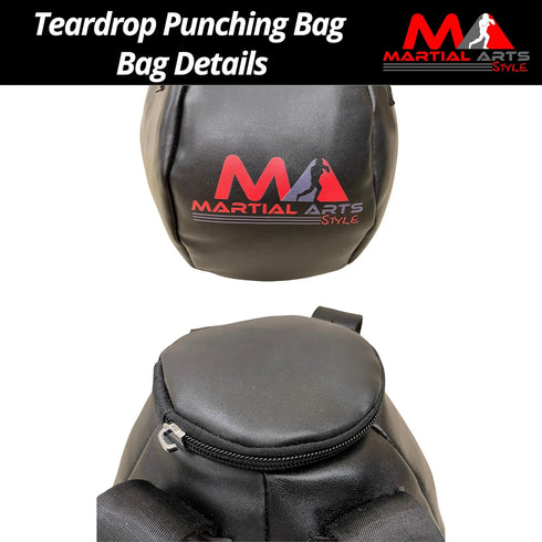 MMA Wrecking Ball Punching Bag, Professional Boxing Teardrop Body Snatcher Bag for Training Kickboxing Muay Thai, Round
