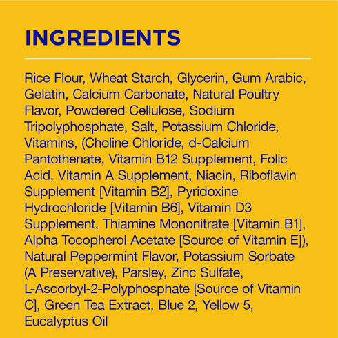 PEDIGREE DENTASTIX Dental Treats for Large Dogs, Fresh Flavor Bones, 1.87 lb. Value Pack (36 Treats)