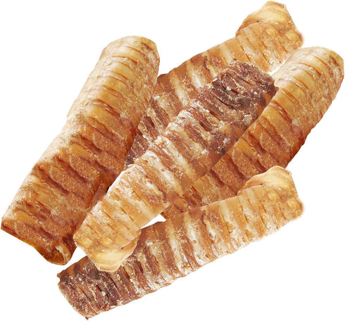 hotspot pets Premium Beef Trachea for Dogs 6" STRIPS Split - All Natural Grass-Fed Beef Dog Chews