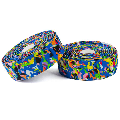 Super Vex Gel Road Bike Handlebar Grip Wraps - Bar Tapes with Plugs for Cycling