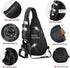 Large Crossbody Sling Bag for Men, One Shoulder Backpack, Hiking Backpack (No Water Bladder)