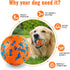 Indestructible Dog Balls - Tennis Balls for Aggressive Chewers - Safe for All Dog Sizes - Training Fetch Toys
