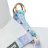 Blueberry Pet 4 Patterns Step-in Velvety Polka Dot Flocking Dog Harness, Pastel Purple, Chest Girth 20" - 26", Medium,