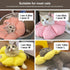 HiDREAM Cat Cone Collar, Cute Waterproof Elizabethan E Collar for Cats, Anti-Bite Lick Wound Healing Safety Collar,