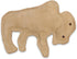SPOT Dura-Fused Leather Buffalo Dog Toy with Squeaker, Real Leather and Jute Fabric for Aggressive Chewers