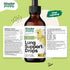 Lung Support Drops for Dogs, Vegan Respiratory Health Supplements with Mullein Leaf - 4 oz