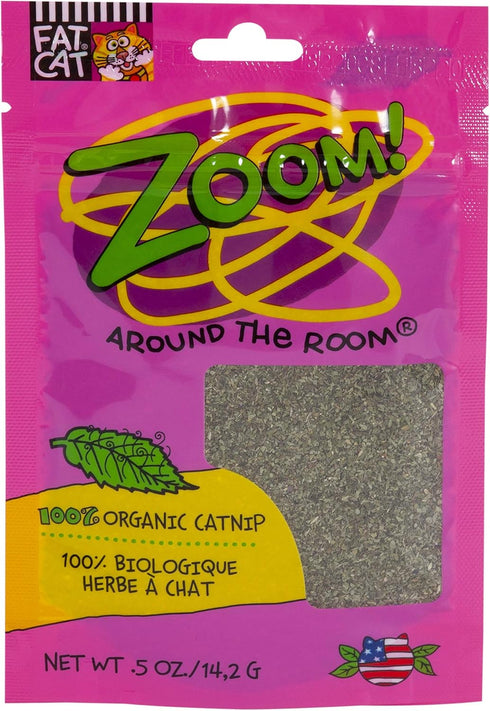 Organic Catnip - Zoom Around The Room by Aspen, 0.5 OZ